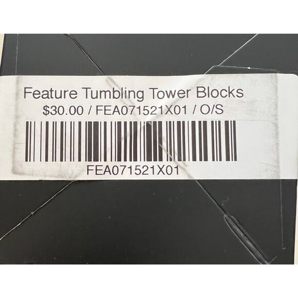 ONE SIZE • FEATURE • TUMBLING TOWER BLOCKS • CROSS-POSTED • FIRM - Picture 8 of 9